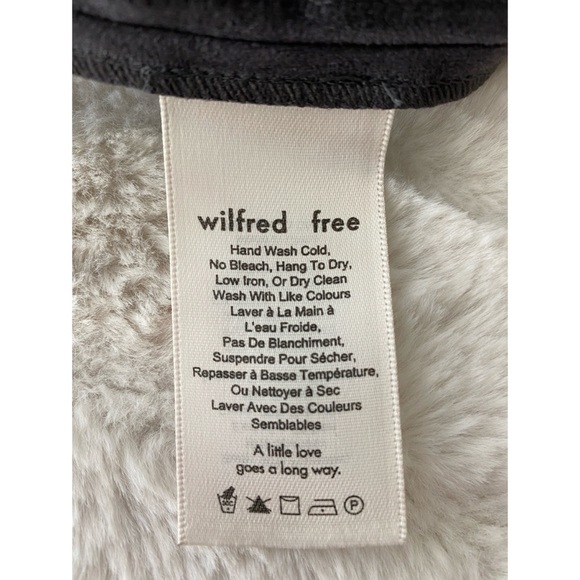 Wilfred Free Suede-like Grey Dress. Size XS - Picture 4 of 4